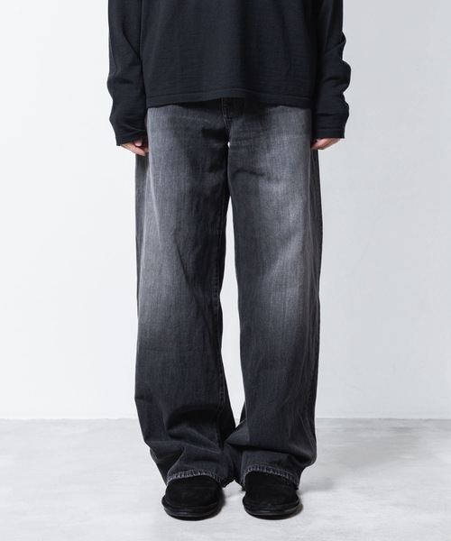 ATTACHMENT（アタッチメント）の「11OZデニム フラップジーンズ / 11OZ DENIM FLAP JEANS（デニムパンツ・メンズ・ライトインディゴブルー/ブラック・2/1/3）」の12枚目の写真