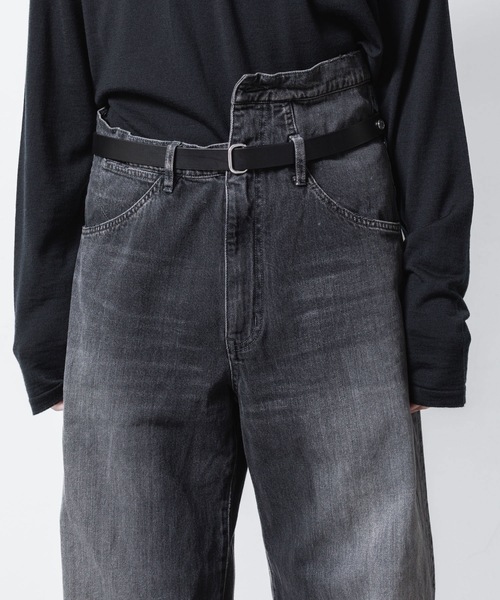 ATTACHMENT（アタッチメント）の「11OZデニム フラップジーンズ / 11OZ DENIM FLAP JEANS（デニムパンツ・メンズ・ライトインディゴブルー/ブラック・2/1/3）」の17枚目の写真