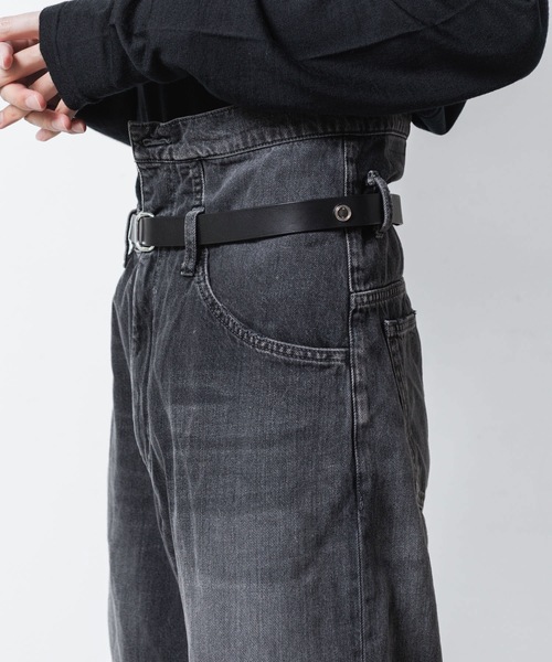 ATTACHMENT（アタッチメント）の「11OZデニム フラップジーンズ / 11OZ DENIM FLAP JEANS（デニムパンツ・メンズ・ライトインディゴブルー/ブラック・2/1/3）」の19枚目の写真