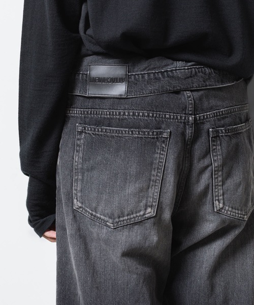 ATTACHMENT（アタッチメント）の「11OZデニム フラップジーンズ / 11OZ DENIM FLAP JEANS（デニムパンツ・メンズ・ライトインディゴブルー/ブラック・2/1/3）」の21枚目の写真