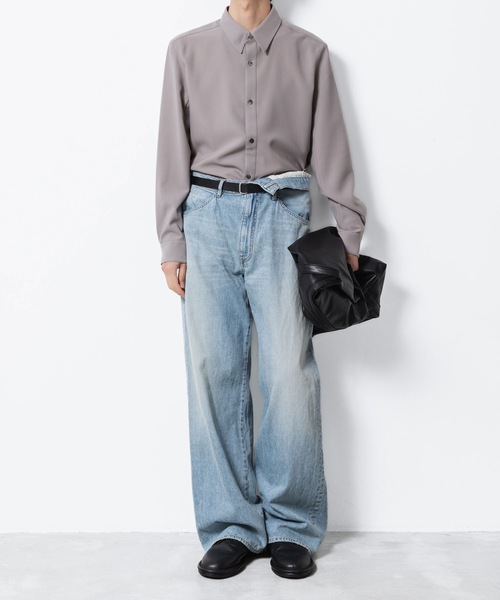 ATTACHMENT（アタッチメント）の「11OZデニム フラップジーンズ / 11OZ DENIM FLAP JEANS（デニムパンツ・メンズ・ライトインディゴブルー/ブラック・2/1/3）」の11枚目の写真