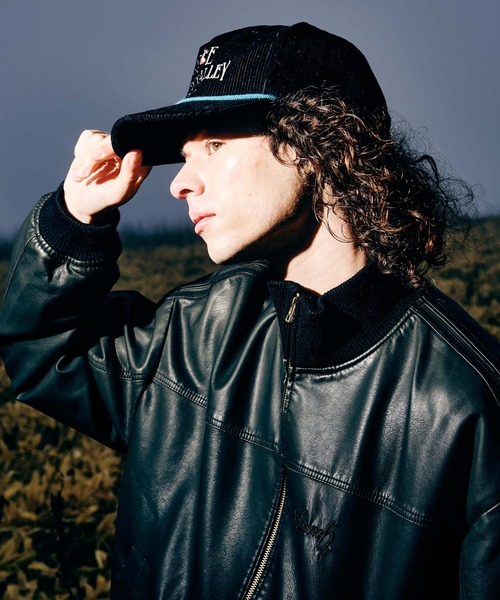 glamb（グラム）の「Synth Leather Track Jacket / シンセレザートラックジャケット（ブルゾン・メンズ・ネイビー/ブラック/カーキ・S/M/L）」の17枚目の写真