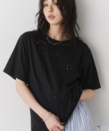 カットワーク刺繍TEE