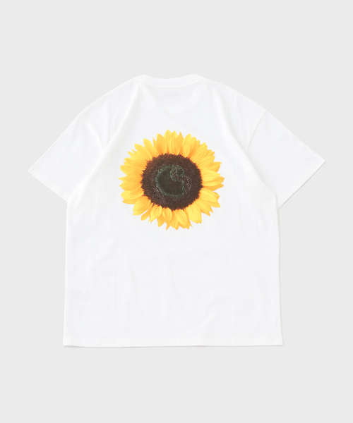 Carhartt WIP(カーハートダブリューアイピー)の「CARHARTT WIP / カーハート ダブリューアイピー S/S SUNFLOWER T-SHIRT(Tシャツ/カットソー・メンズ・ホワイト・MEDIUM/LARGE)」の2枚目の写真