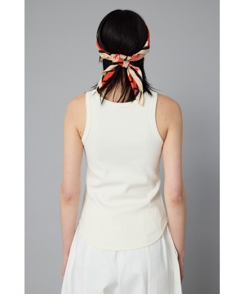 HeRIN.CYE(ヘリンドットサイ)の「H tank top Hタンクトップ(Tシャツ/カットソー・レディース・ホワイト/レッド/ベージュ/ブラック/グレー・FREE)」の12枚目の写真