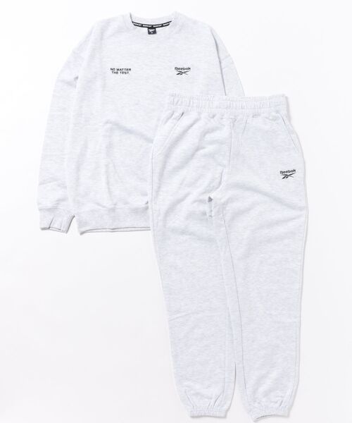 JUGLANS(ユグランス)の「【Reebok】 オーバーSET UP(スウェット・メンズ・ネイビー/グレー/グリーン/ブラック・LL/L/M)」の1枚目の写真