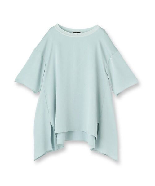 INDIVI（インディヴィ）の「【バックシャン】デザインTブラウス（Tシャツ/カットソー・レディース・ブラック/サックスブルー/ホワイト/ライトグレー・05/13/15 /34/38）」の14枚目の写真