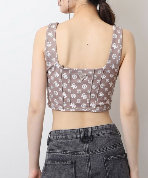 Guess(ゲス)の「GUESS NEW AGGIE ACTIVE BRA タンクトップ(タンクトップ・レディース・ベージュ・S/M)」の3枚目の写真