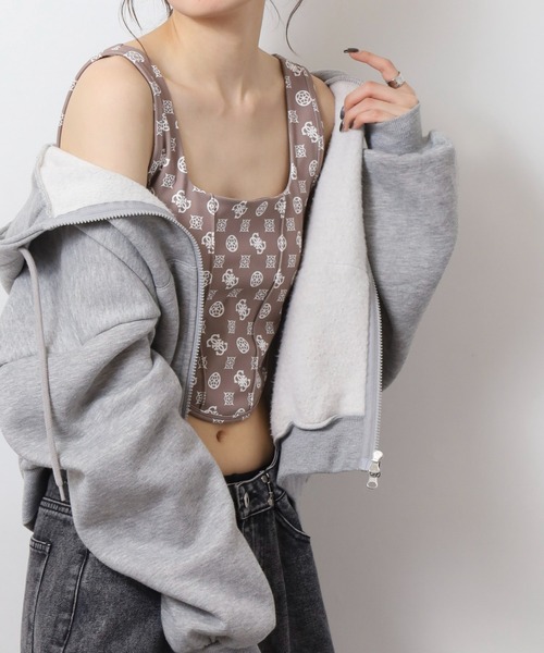 Guess(ゲス)の「GUESS NEW AGGIE ACTIVE BRA タンクトップ(タンクトップ・レディース・ベージュ・S/M)」の7枚目の写真
