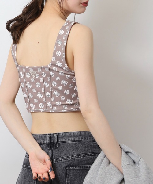 Guess(ゲス)の「GUESS NEW AGGIE ACTIVE BRA タンクトップ(タンクトップ・レディース・ベージュ・S/M)」の8枚目の写真