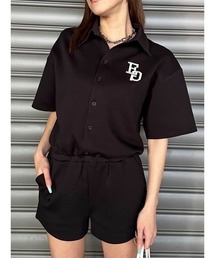 EGOIST | ラガーシャツ半袖オールインワン(つなぎ/オールインワン)