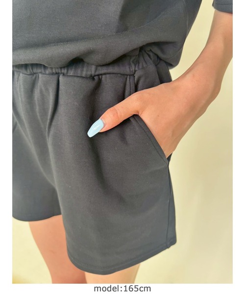 EGOIST（エゴイスト）の「ラガーシャツ半袖オールインワン（つなぎ/オールインワン・レディース・ブラック/ネイビー・FREE）」の13枚目の写真