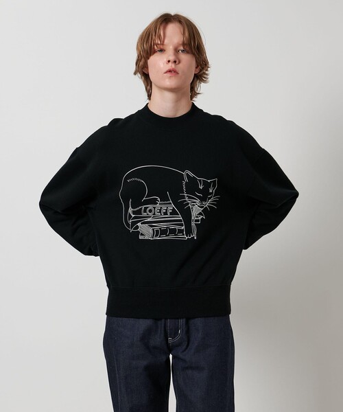 セール】＜LOEFF＞スリーピング キャット スウェット UNISEX