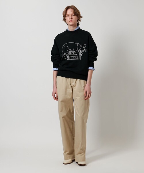 LOEFF（ロエフ）の「＜LOEFF＞スリーピング キャット スウェット UNISEX（スウェット・レディース・ブラック/ホワイト・0/1/2）」の14枚目の写真