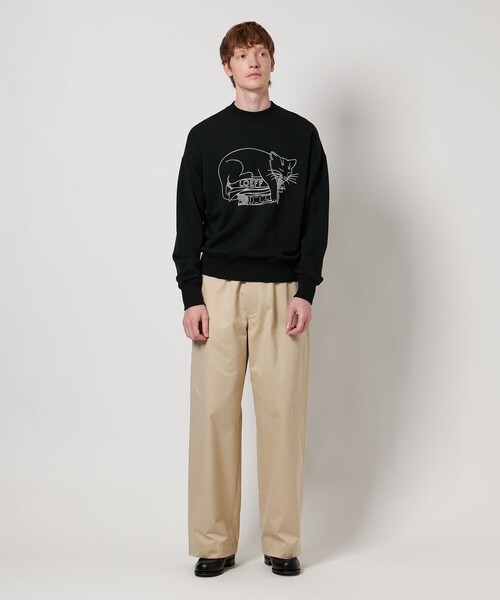 LOEFF（ロエフ）の「＜LOEFF＞スリーピング キャット スウェット UNISEX（スウェット・レディース・ブラック/ホワイト・0/1/2）」の17枚目の写真