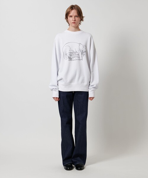 ロエフ　スウェット LOEFF＞スリーピング キャット スウェット UNISEX（スウェット