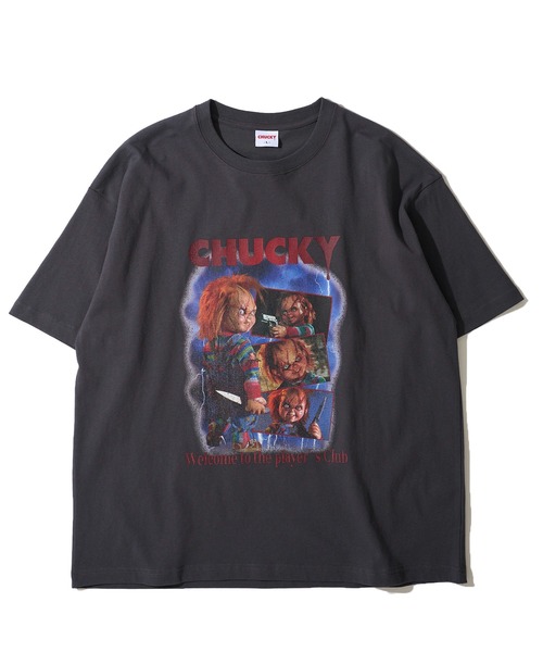 ADPOSION（アドポーション）の「【CHUCKY / チャッキー】POSTER DESIGN PRINT TEE / ポスター風デザインプリントTシャツ（Tシャツ/カットソー・レディース・ホワイト/ブラック・X-LARGE/LARGE/MEDIUM）」の5枚目の写真