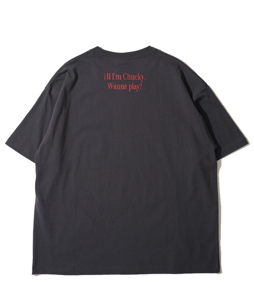 ADPOSION（アドポーション）の「【CHUCKY / チャッキー】POSTER DESIGN PRINT TEE / ポスター風デザインプリントTシャツ（Tシャツ/カットソー・レディース・ホワイト/ブラック・X-LARGE/LARGE/MEDIUM）」の6枚目の写真