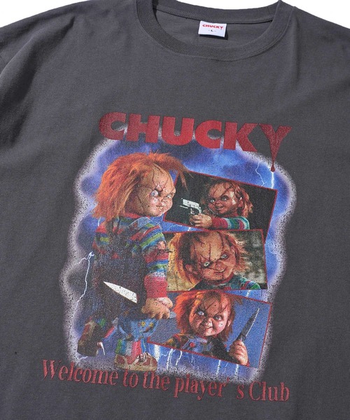 ADPOSION（アドポーション）の「【CHUCKY / チャッキー】POSTER DESIGN PRINT TEE / ポスター風デザインプリントTシャツ（Tシャツ/カットソー・レディース・ホワイト/ブラック・X-LARGE/LARGE/MEDIUM）」の8枚目の写真