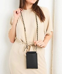 新品ELIE BEAUMONT レザースマホショルダー ELIE BEAUMONT｜エリービューモントの通販 - ZOZOTOWN