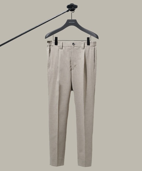 UNITED TOKYO（ユナイテッドトウキョウ）の「(EC限定）COMFORT FUNCTION アンクルパンツ（スラックス・メンズ・ブラウン/ダークグレー/グレイッシュベージュ/ネイビー・2/3/1）」の3枚目の写真