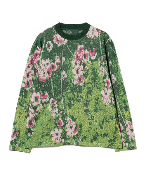 gim context（ジムコンテキスト）の「【別注】GIM CONTEXT / Garden ニット（ニット/セーター・レディース・グリーン・ONE SIZE）」の5枚目の写真