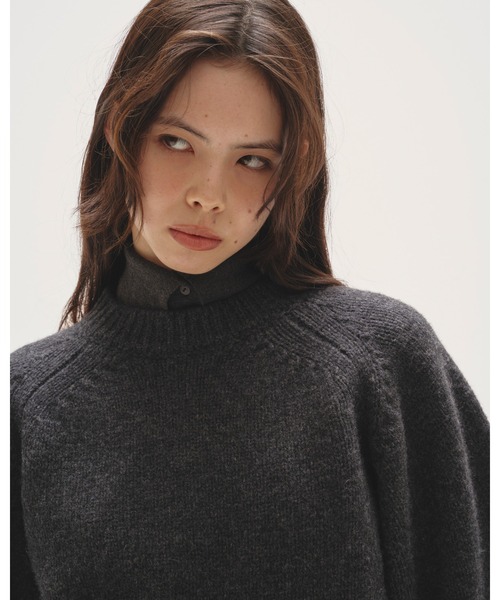 TODAYFUL(トゥデイフル)の「Front Botton Knit(ニット/セーター・レディース・チャコールグレー/モカ・FREE)」の13枚目の写真