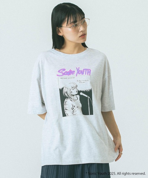 カットソー CREOLME/SONIC YOUTH RAGLAN TEE セール】(CREOLME)SONIC YOUTH RAGLAN TEE（Tシャツ/カットソー
