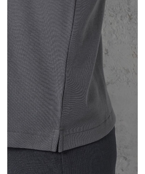 Perfect Suit FActory（パーフェクトスーツファクトリー）の「2枚袖Tシャツ　オフホワイト/ブラック/グレー（Tシャツ/カットソー・レディース・ブラック/オフホワイト/チャコールグレー・L/M）」の13枚目の写真