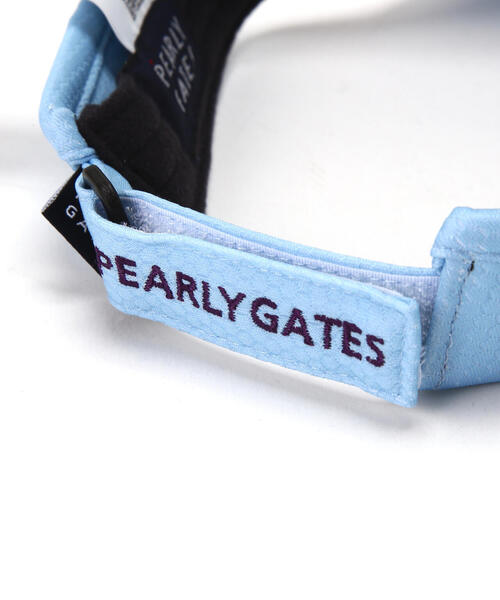 PEARLY GATES(パーリーゲイツ)の「【PEARLY GATES】ハニカムメッシュBASICロゴUVバイザー (UNISEX)(サンバイザー・レディース・ネイビー/ホワイト/ブルー/ワイン・FREE)」の20枚目の写真