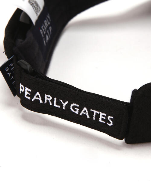 PEARLY GATES(パーリーゲイツ)の「【PEARLY GATES】ハニカムメッシュBASICロゴUVバイザー (UNISEX)(サンバイザー・レディース・ネイビー/ホワイト/ブルー/ワイン・FREE)」の15枚目の写真