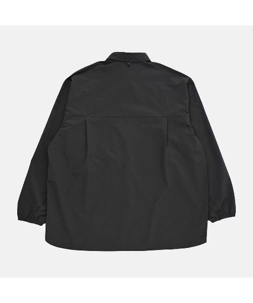 NEW BALANCE(ニューバランス)の「New Balance Oversized Long Sleeve Shirts(ニューバランス オーバーサイズ ロングスリーブ シャツ)(シャツ/ブラウス・メンズ・ブラック系/グリーン系・MEDIUM/LARGE/X-LARGE)」の4枚目の写真