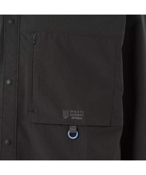 NEW BALANCE(ニューバランス)の「New Balance Oversized Long Sleeve Shirts(ニューバランス オーバーサイズ ロングスリーブ シャツ)(シャツ/ブラウス・メンズ・ブラック系/グリーン系・MEDIUM/LARGE/X-LARGE)」の5枚目の写真