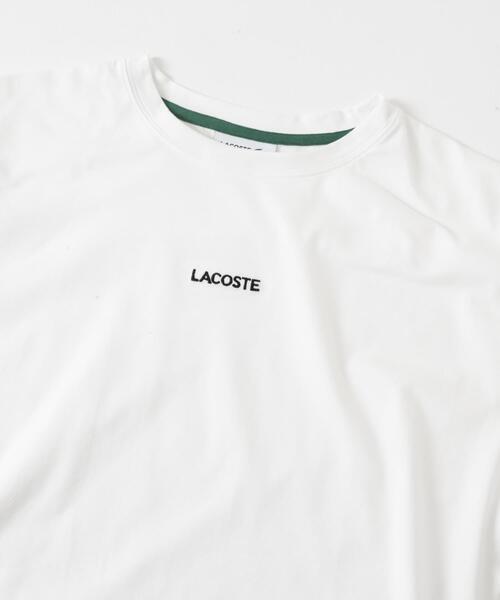 LACOSTE(ラコステ)の「LACOSTE コンパクトTシャツ(Tシャツ/カットソー・レディース・ホワイト/ピンク/ブラック・36)」の5枚目の写真