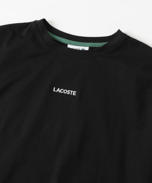 LACOSTE(ラコステ)の「LACOSTE コンパクトTシャツ(Tシャツ/カットソー・レディース・ホワイト/ピンク/ブラック・36)」の7枚目の写真