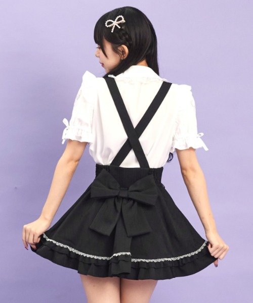 Secret Honey（シークレットハニー）の「うさ耳スカパン（スカート・レディース・ブラック/ワインレッド・MEDIUM）」の7枚目の写真