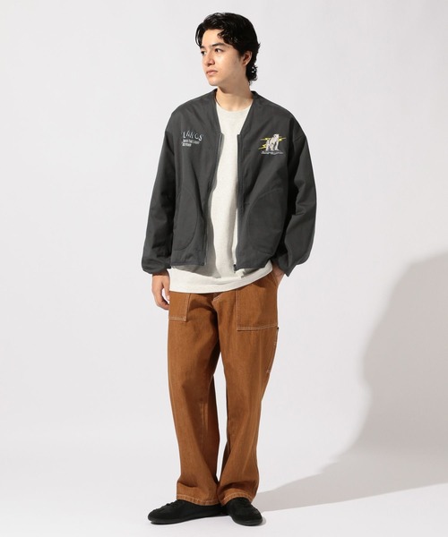 niko and...（ニコアンド）の「リバーシブル刺繍ブルゾン（ブルゾン・メンズ・チャコール/グレー・MEDIUM/LARGE）」の22枚目の写真