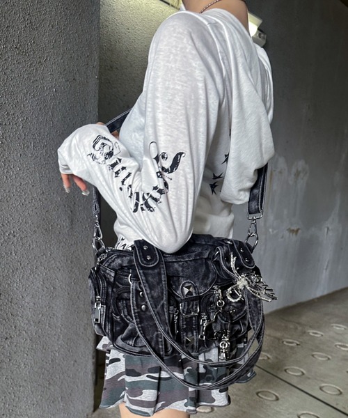 A'GEM/9 × .kom 『.KOM/ドットケーオーエム』デニムミニボストン