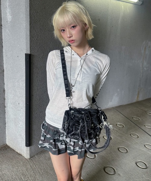 A'GEM/9 × .kom 『.KOM/ドットケーオーエム』デニムミニボストンバッグ