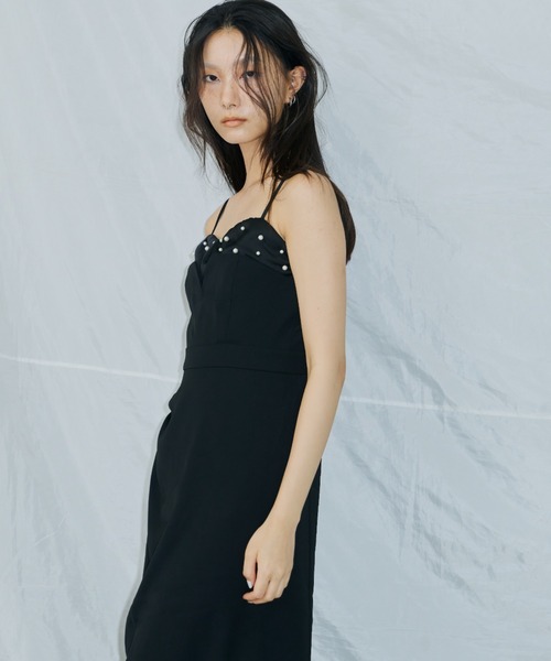 セール】ドロップドパールドレス / dropped pearl dress（ドレス