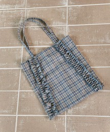 LEPSIM | フリルチェックトート　570599(トートバッグ)