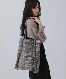 LEPSIM | フリルチェックトート　570599(トートバッグ)
