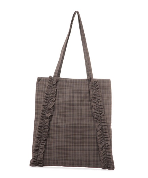 LEPSIM（レプシィム）の「フリルチェックトート　570599（トートバッグ・レディース・ブラウン/ブルー/ブラック・ONE SIZE）」の17枚目の写真