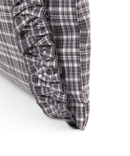 LEPSIM（レプシィム）の「フリルチェックトート　570599（トートバッグ・レディース・ブラウン/ブルー/ブラック・ONE SIZE）」の22枚目の写真