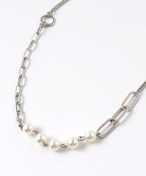 algy(アルジー)の「パールコンビネックレス(ネックレス・キッズ・シルバー・FREE)」の3枚目の写真