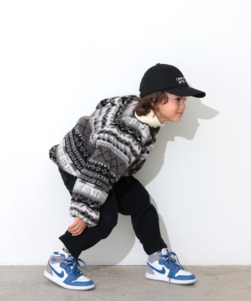 Ocean&Ground（オーシャン&グラウンド）の「Jr.ｼﾞｬｶﾞｰﾄﾞﾎﾞｱｼﾞｬﾝﾊﾟｰ（ブルゾン・キッズ・ブラック/マルチ・150/160）」の16枚目の写真