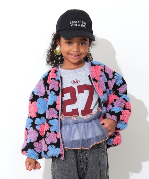 Ocean&Ground（オーシャン&グラウンド）の「Jr.ｼﾞｬｶﾞｰﾄﾞﾎﾞｱｼﾞｬﾝﾊﾟｰ（ブルゾン・キッズ・ブラック/マルチ・150/160）」の21枚目の写真
