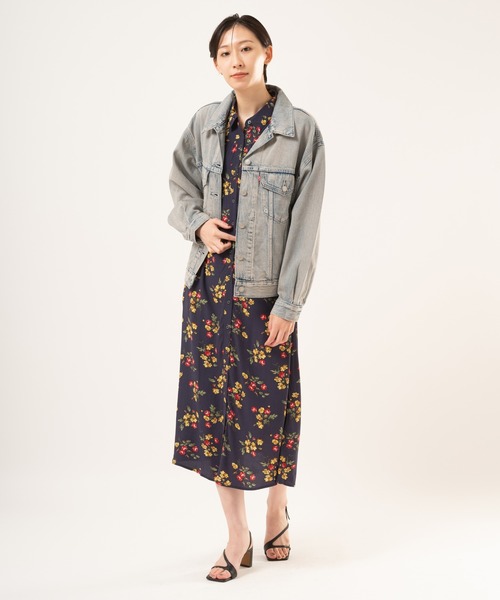 Levi's（リーバイス）の「Levi's/リーバイス 90S トラッカージャケット（デニムジャケット・レディース・グレー・XS/S/M）」の9枚目の写真