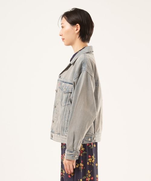 Levi's（リーバイス）の「Levi's/リーバイス 90S トラッカージャケット（デニムジャケット・レディース・グレー・XS/S/M）」の12枚目の写真