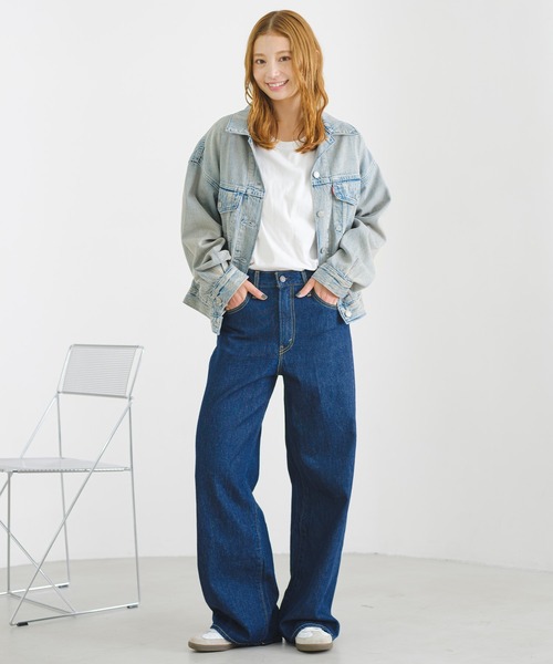 Levi's（リーバイス）の「Levi's/リーバイス 90S トラッカージャケット（デニムジャケット・レディース・グレー・XS/S/M）」の21枚目の写真